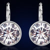 Real Crystal Stud Earring