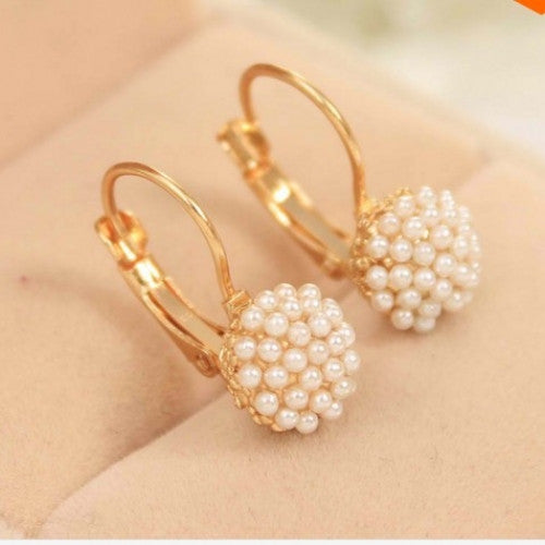 Pearl Beads Stud Earring