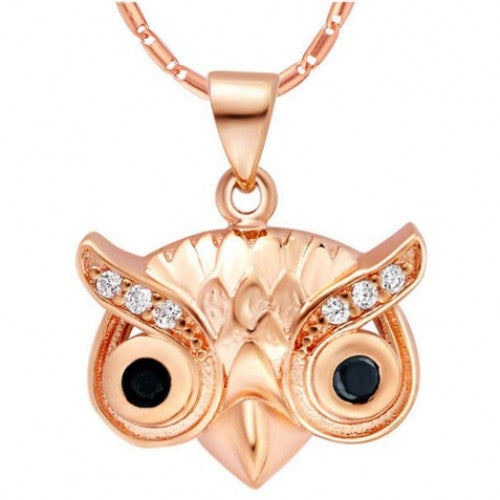 Necklace Night Owl Head