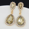 Emerald Crystal Rhinestone Earring