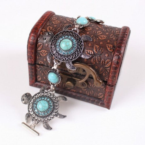 Sea Turtle Turquoise Bracelet