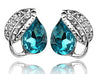 Water Drop Crystal Stud Earring