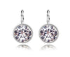 Real Crystal Stud Earring