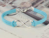 Infinity Pendant Charm Bracelet