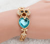 Gold Plated Owl Bracelet